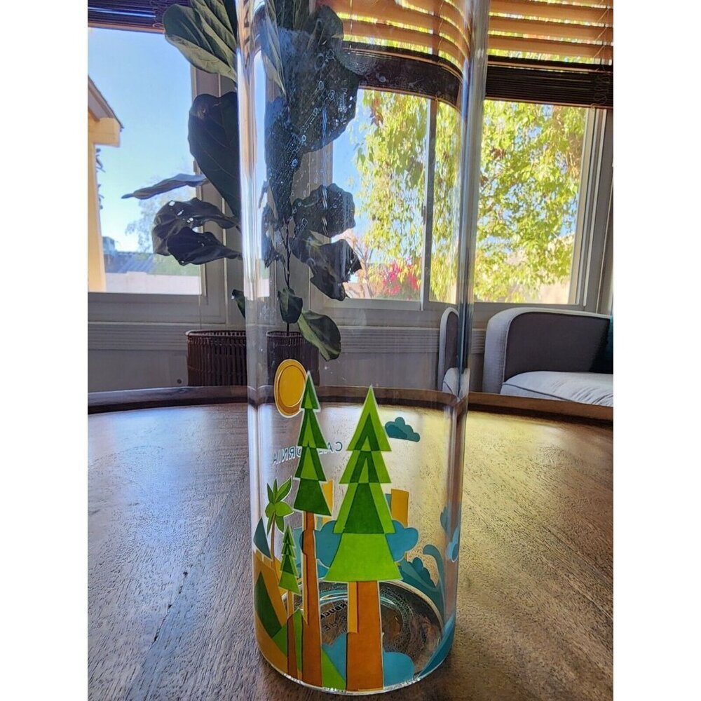 2016 Starbucks California You Are Here Glass Water Bottle | 18.5oz - Picture 4 of 8